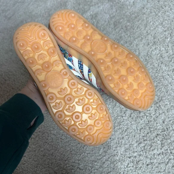 NWT adidas Gazelle Indoor Liberty London Floral Embroidery (Women's) Size 7 - Picture 4 of 8